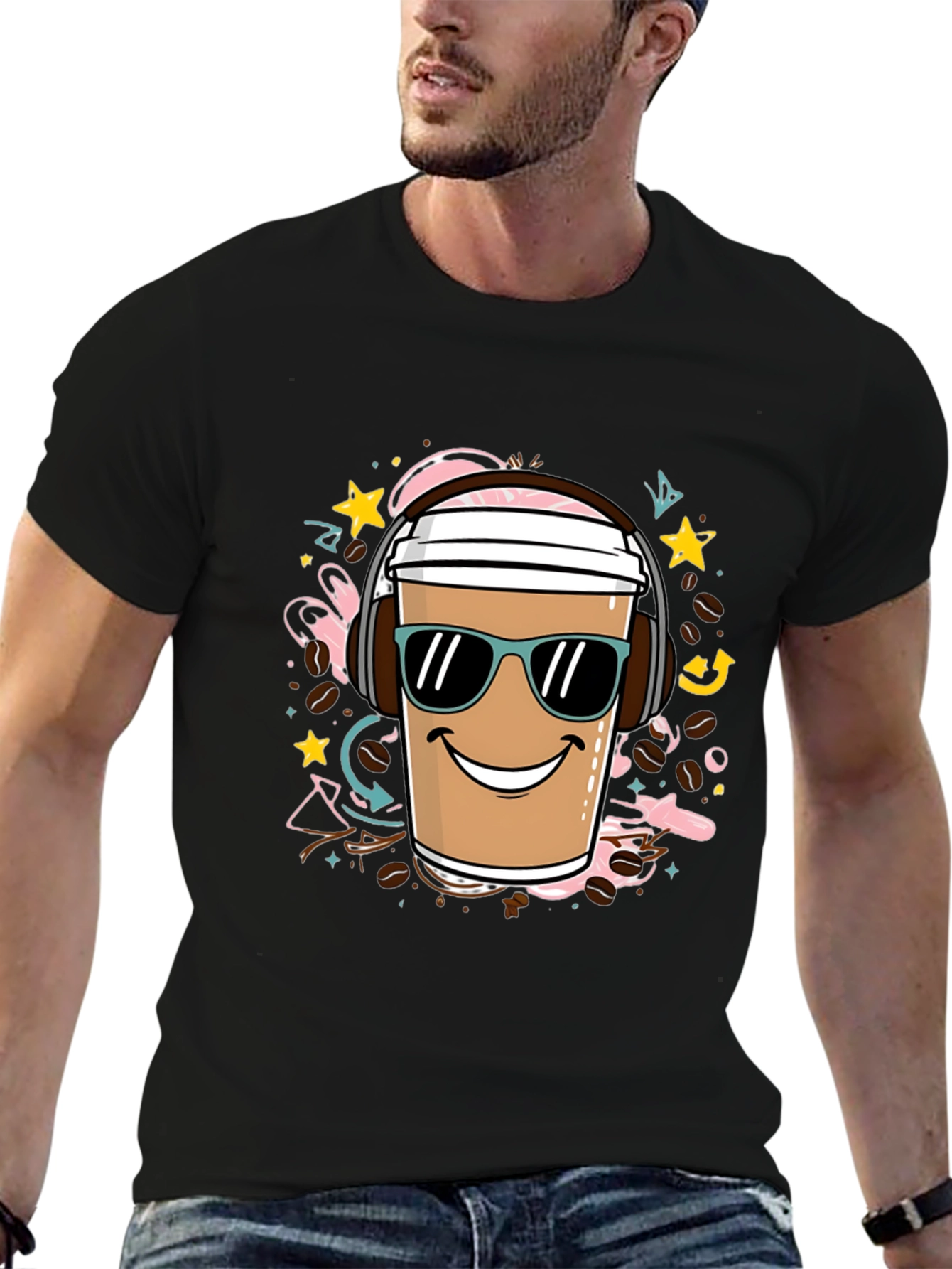 Cool Coffee Cup T-Shirt - Stylish & Fun