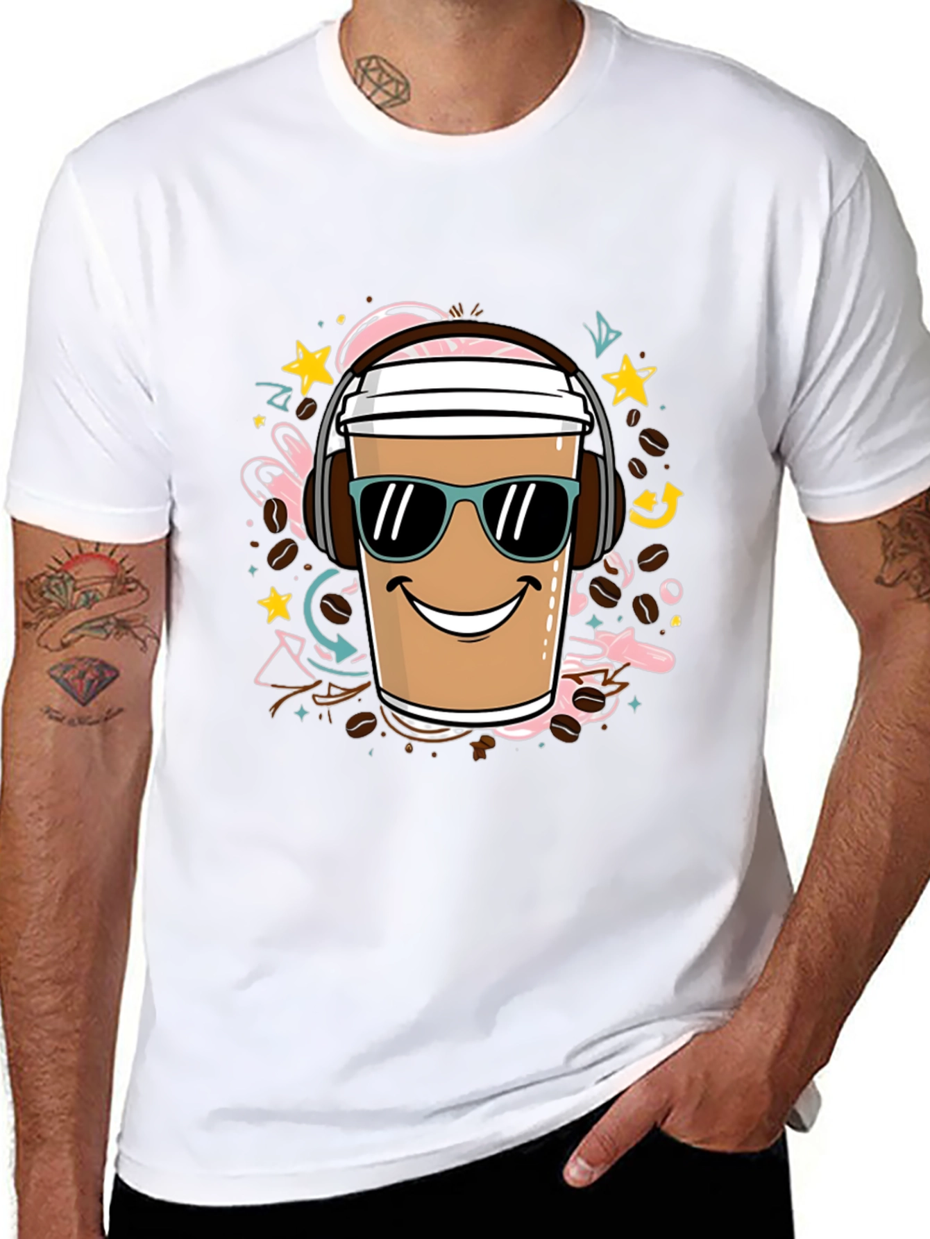 Cool Coffee Cup T-Shirt - Stylish & Fun