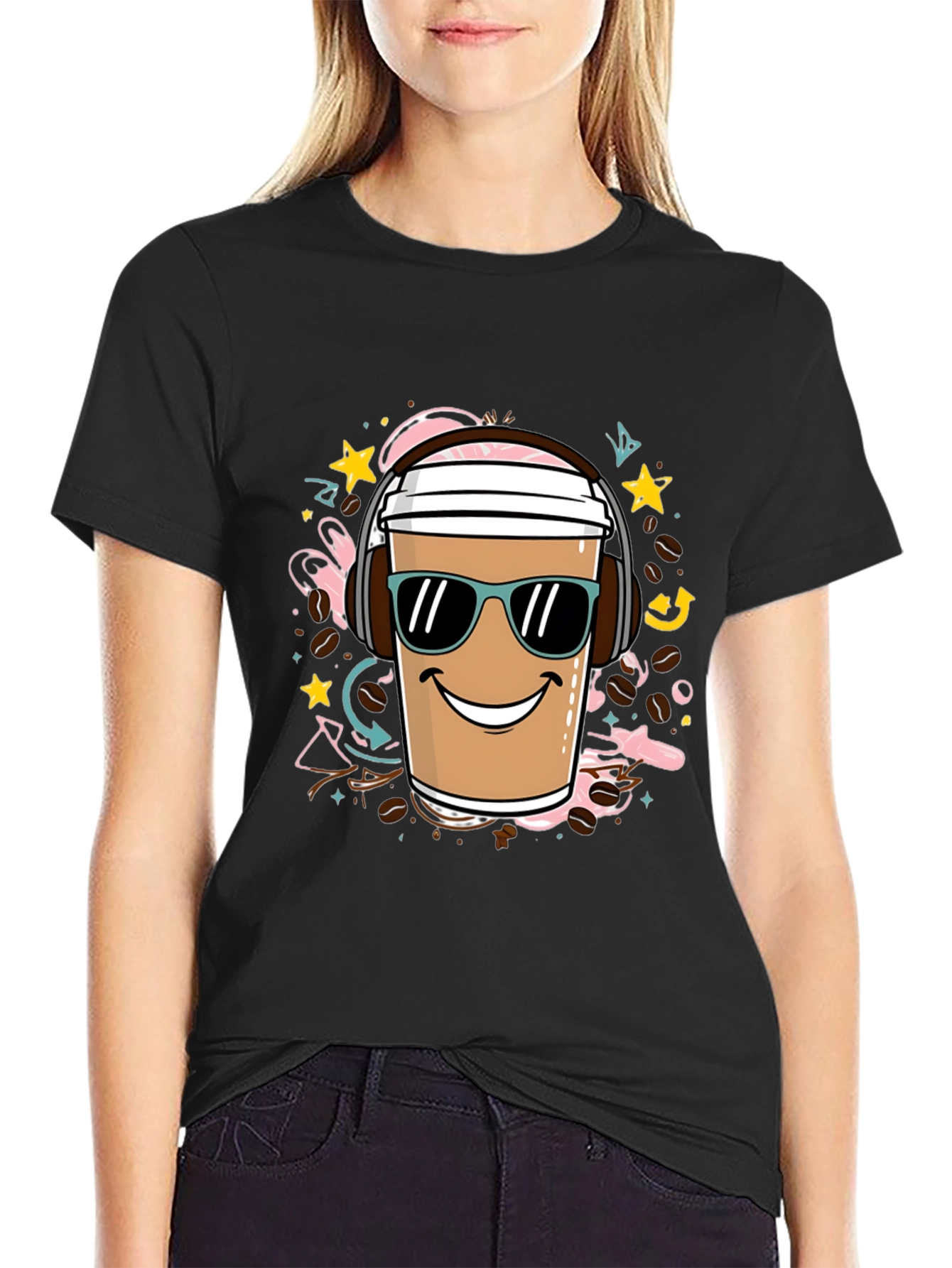 Cool Coffee Cup T-Shirt - Stylish & Fun