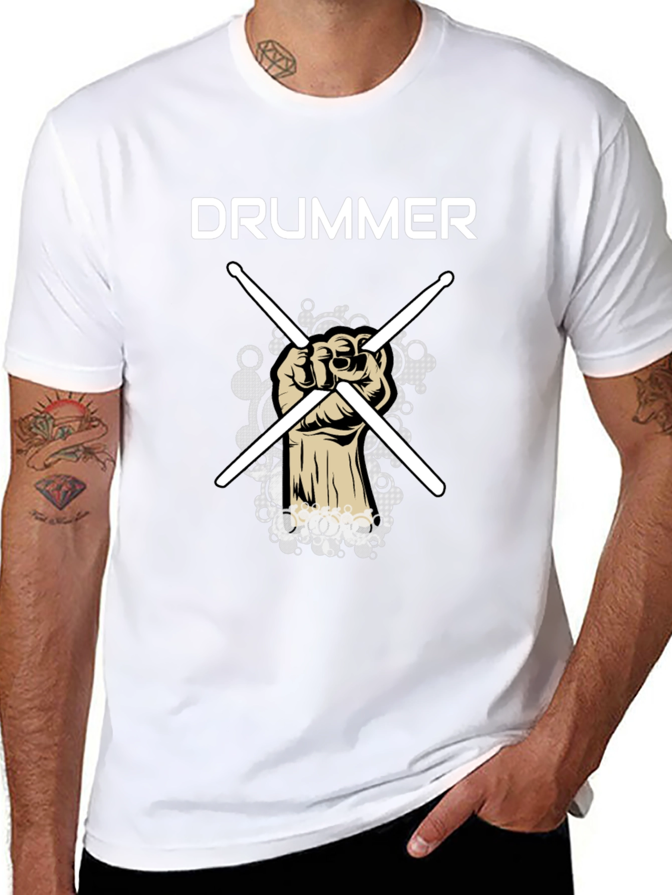 Drummer T-Shirt - Drum Sticks Graphic Tee