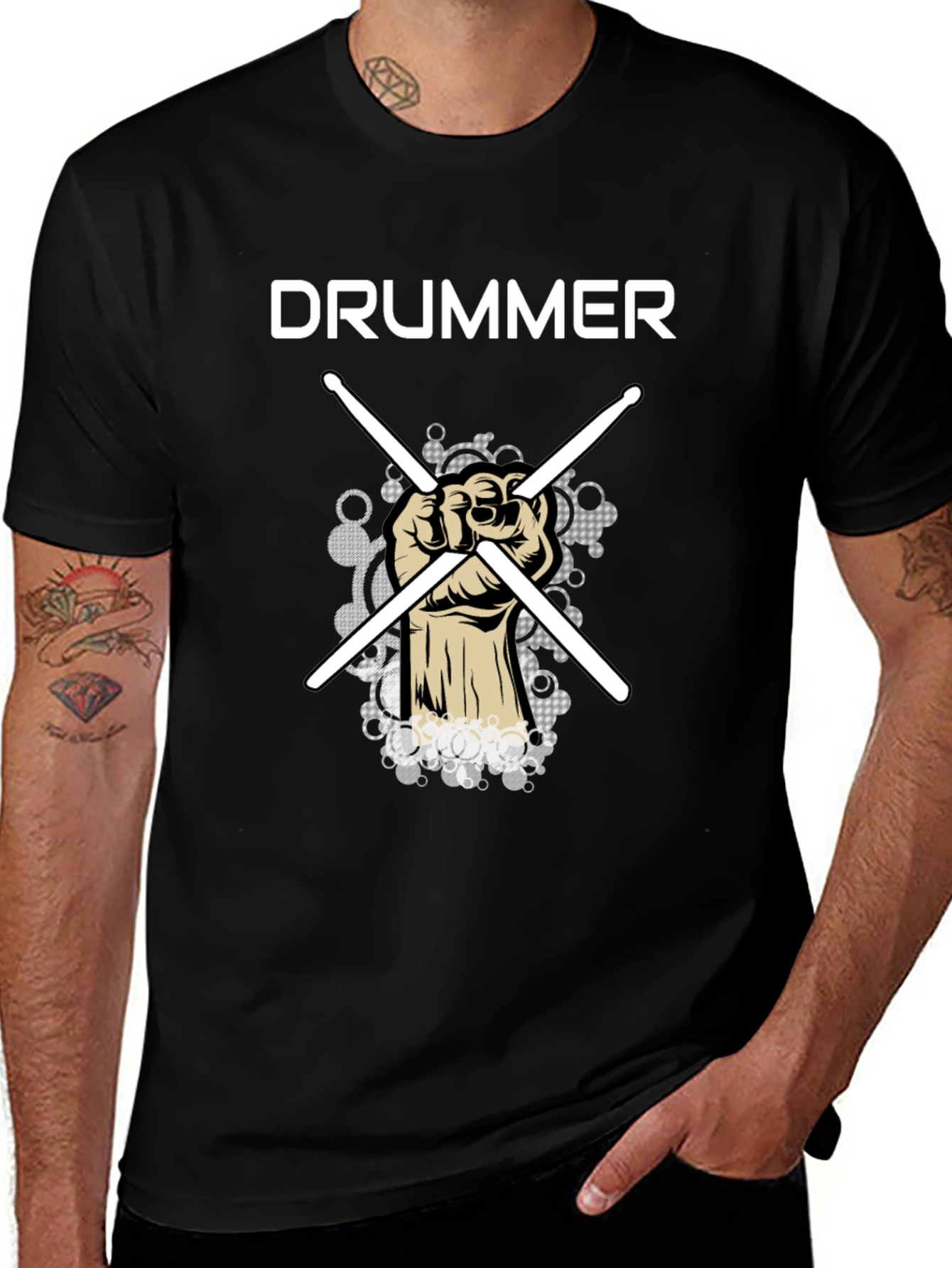 Drummer T-Shirt - Drum Sticks Graphic Tee