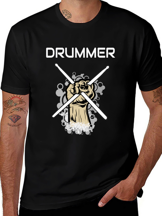 Drummer T-Shirt - Drum Sticks Graphic Tee