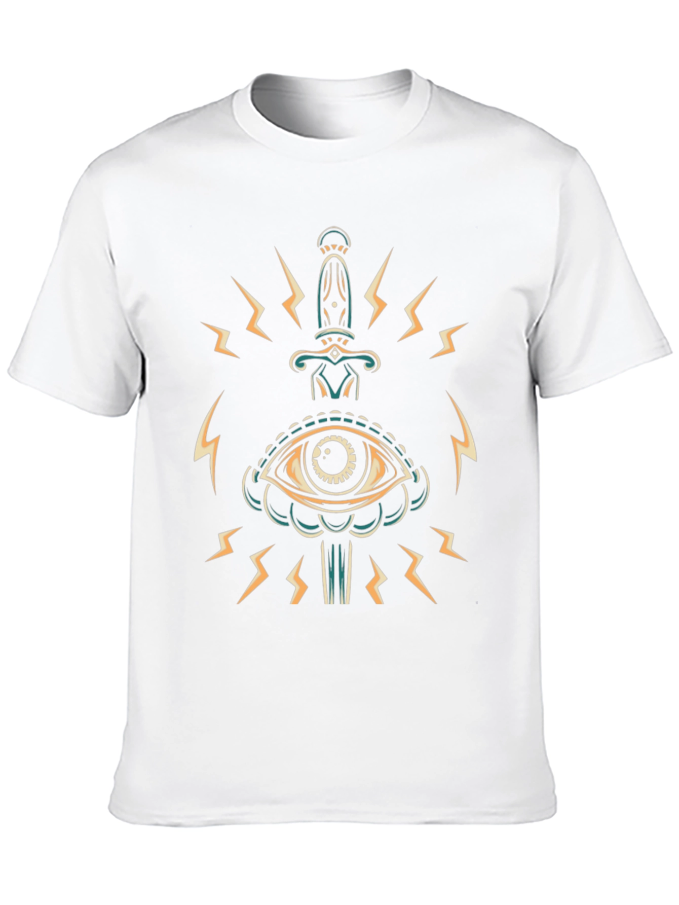 Eye & Dagger Graphic Tee - Stylish Black Shirt