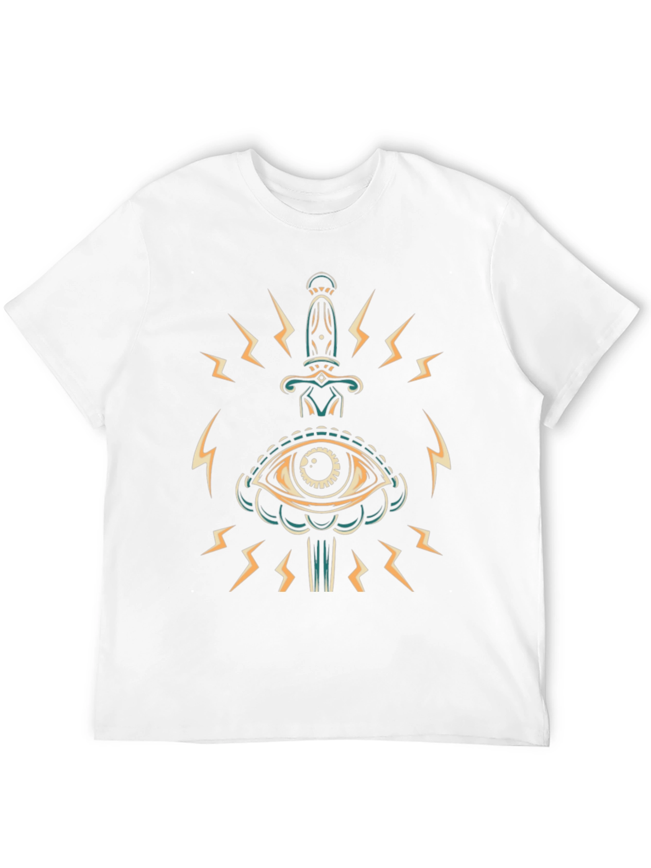 Eye & Dagger Graphic Tee - Stylish Black Shirt
