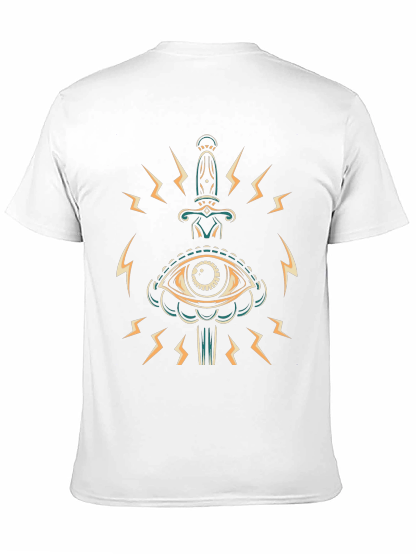 Eye & Dagger Graphic Tee - Stylish Black Shirt