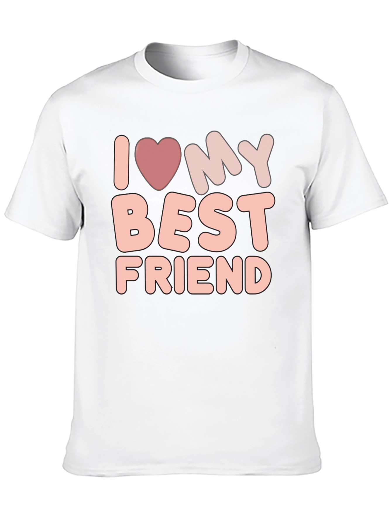 I Love My Best Friend Graphic Tee - Unisex