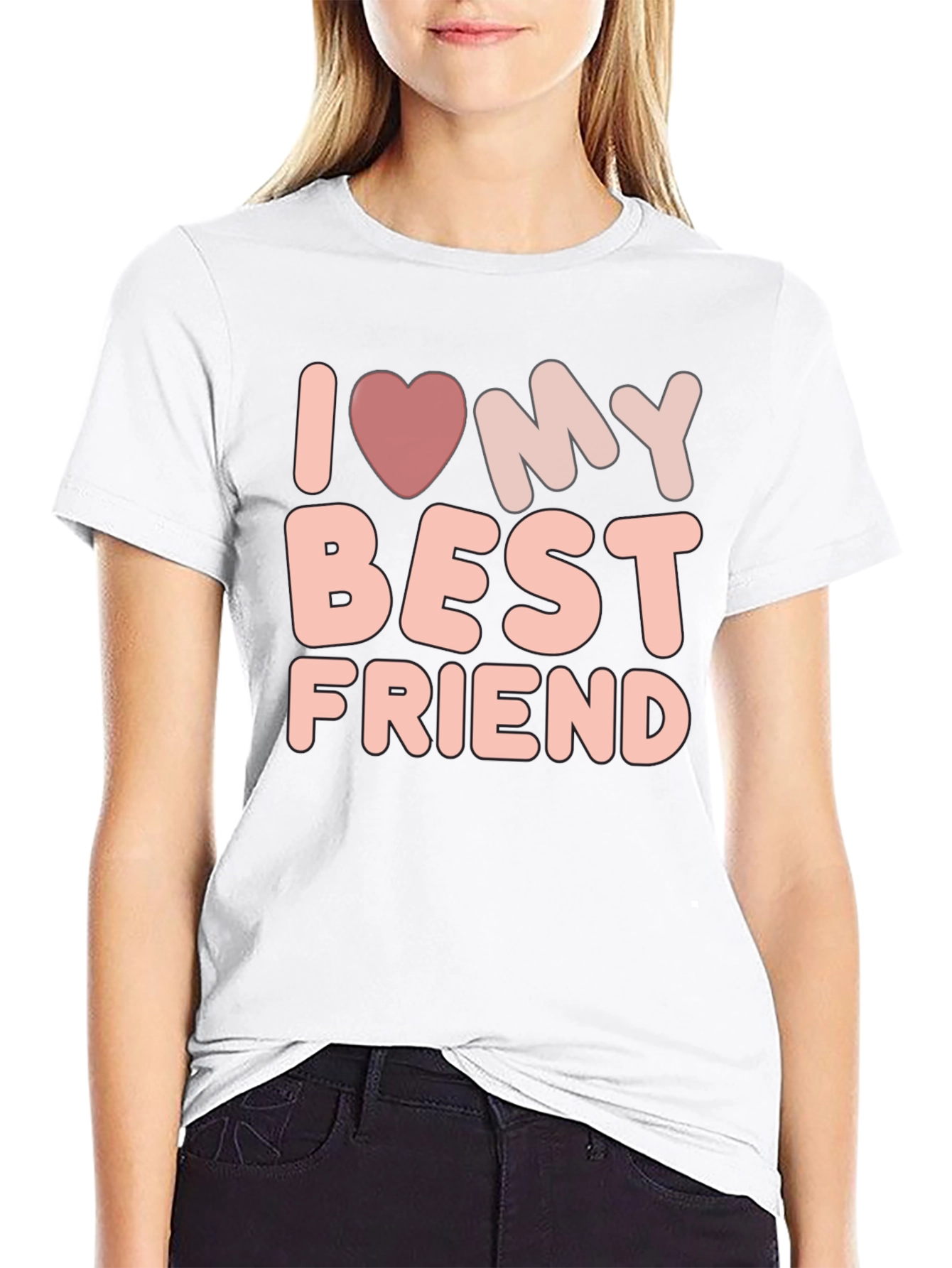 I Love My Best Friend Graphic Tee - Unisex