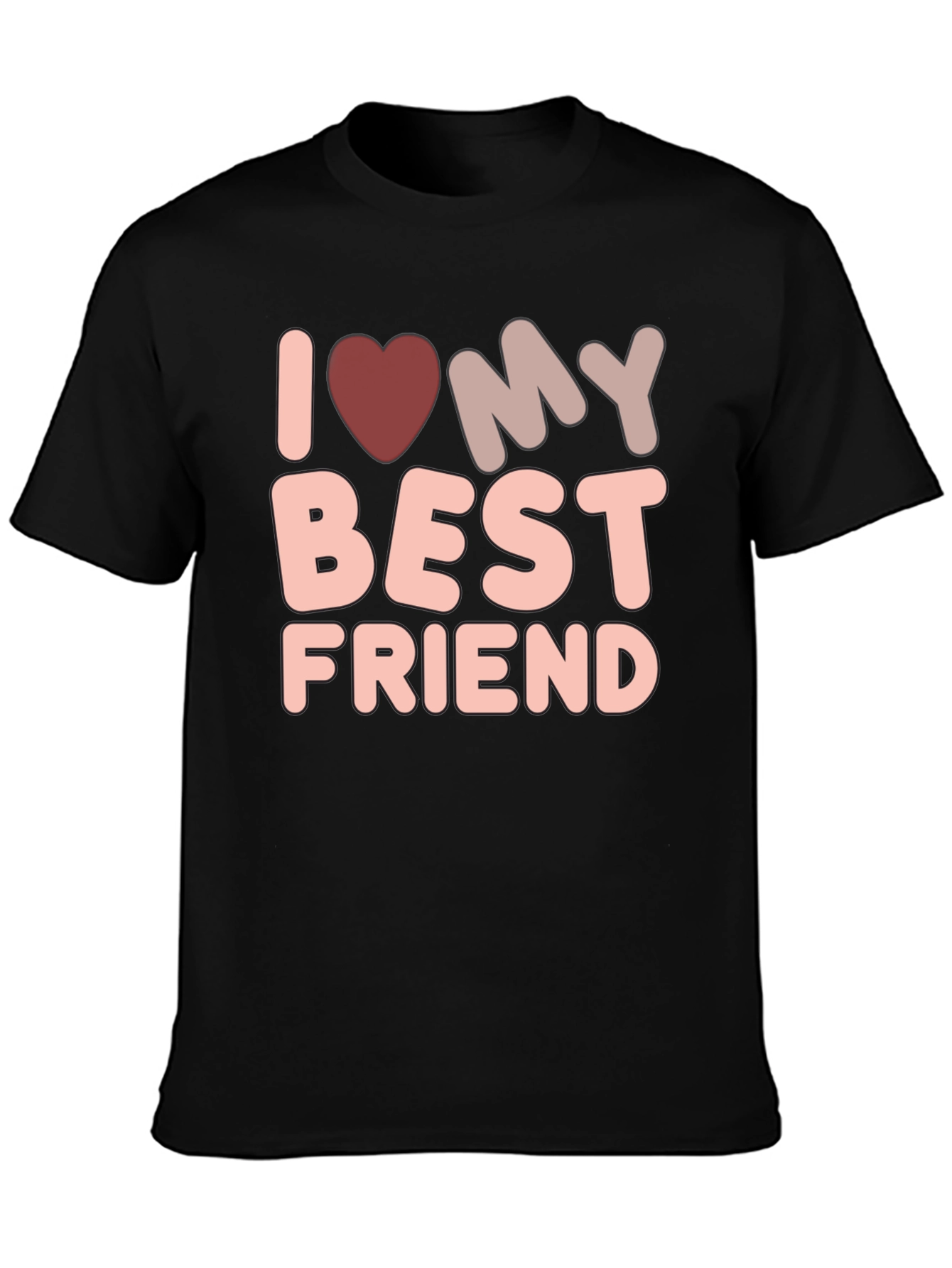 I Love My Best Friend Graphic Tee - Unisex