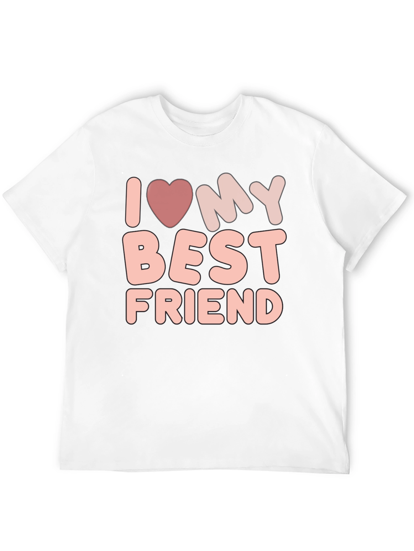 I Love My Best Friend Graphic Tee - Unisex