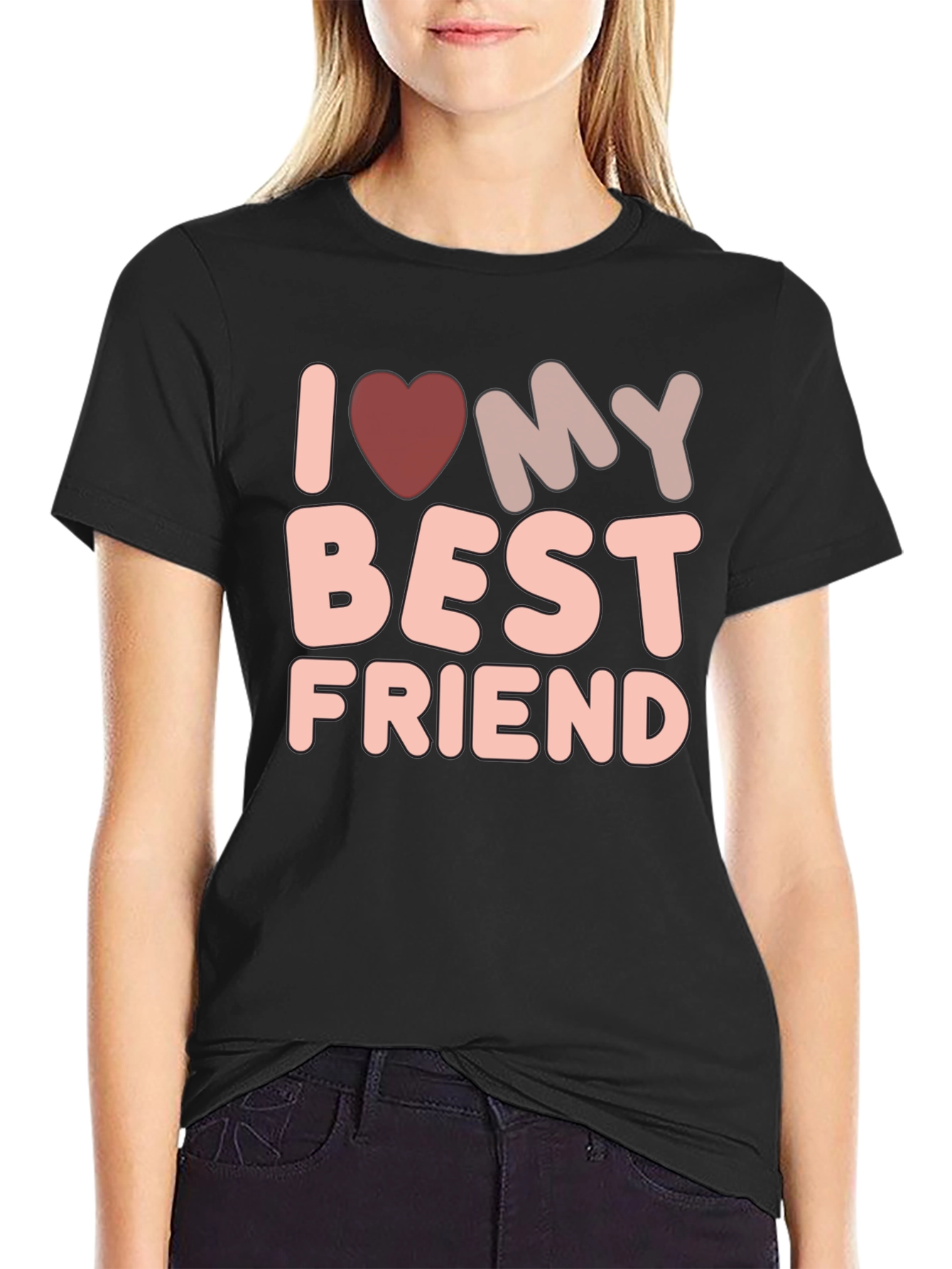 I Love My Best Friend Graphic Tee - Unisex
