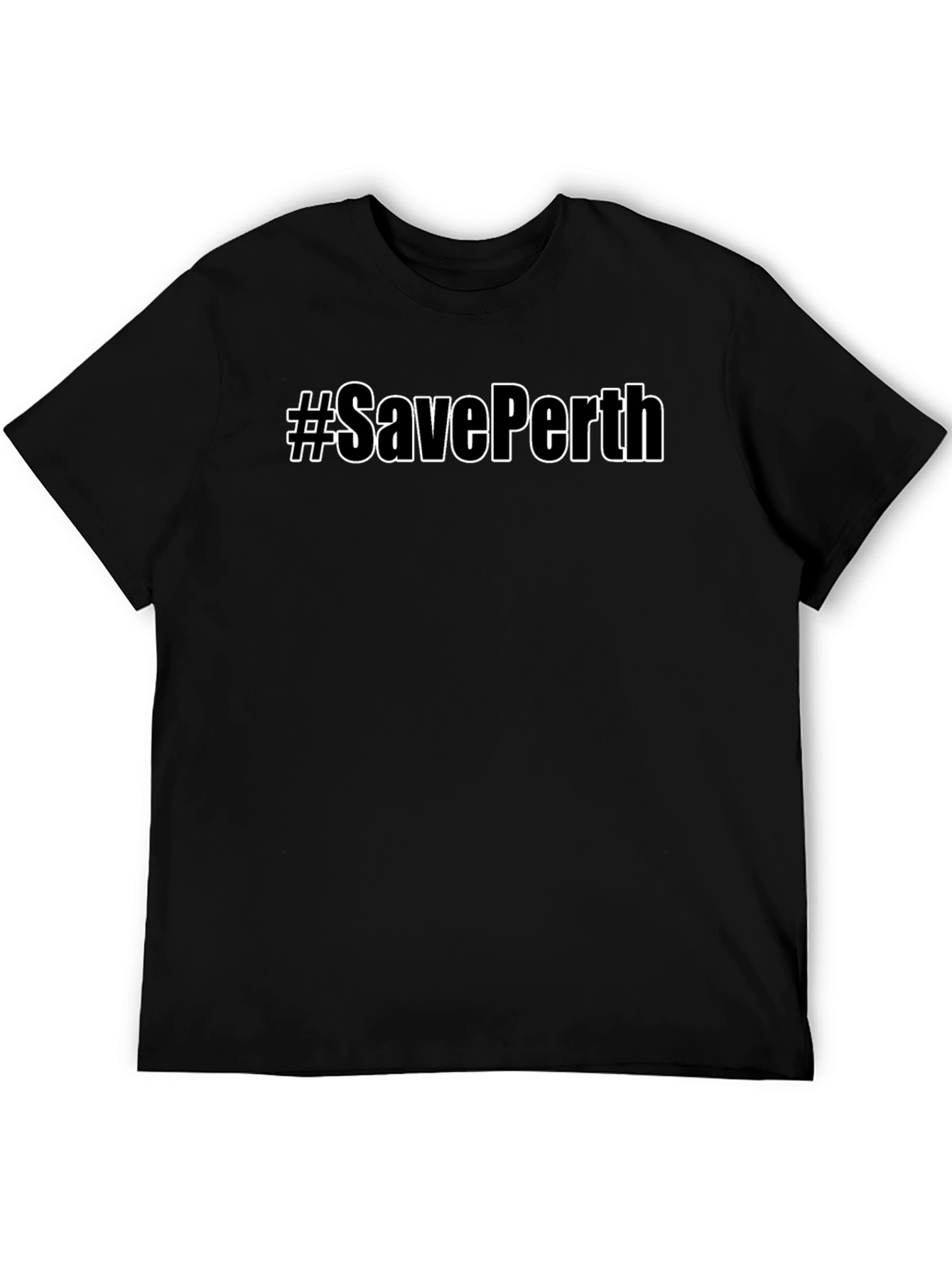 Save Perth Black T-Shirt