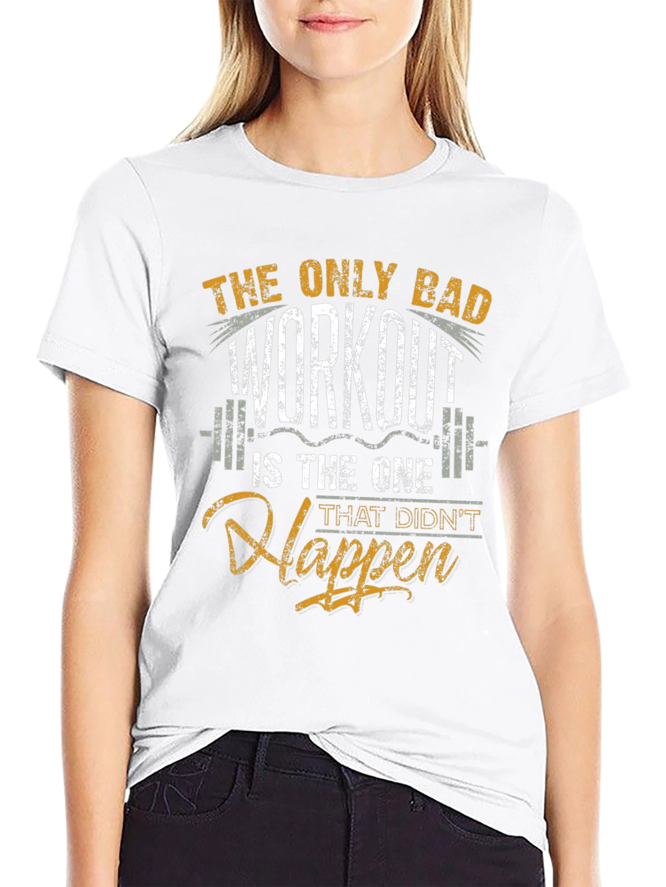 Workout Motivation Black T-Shirt
