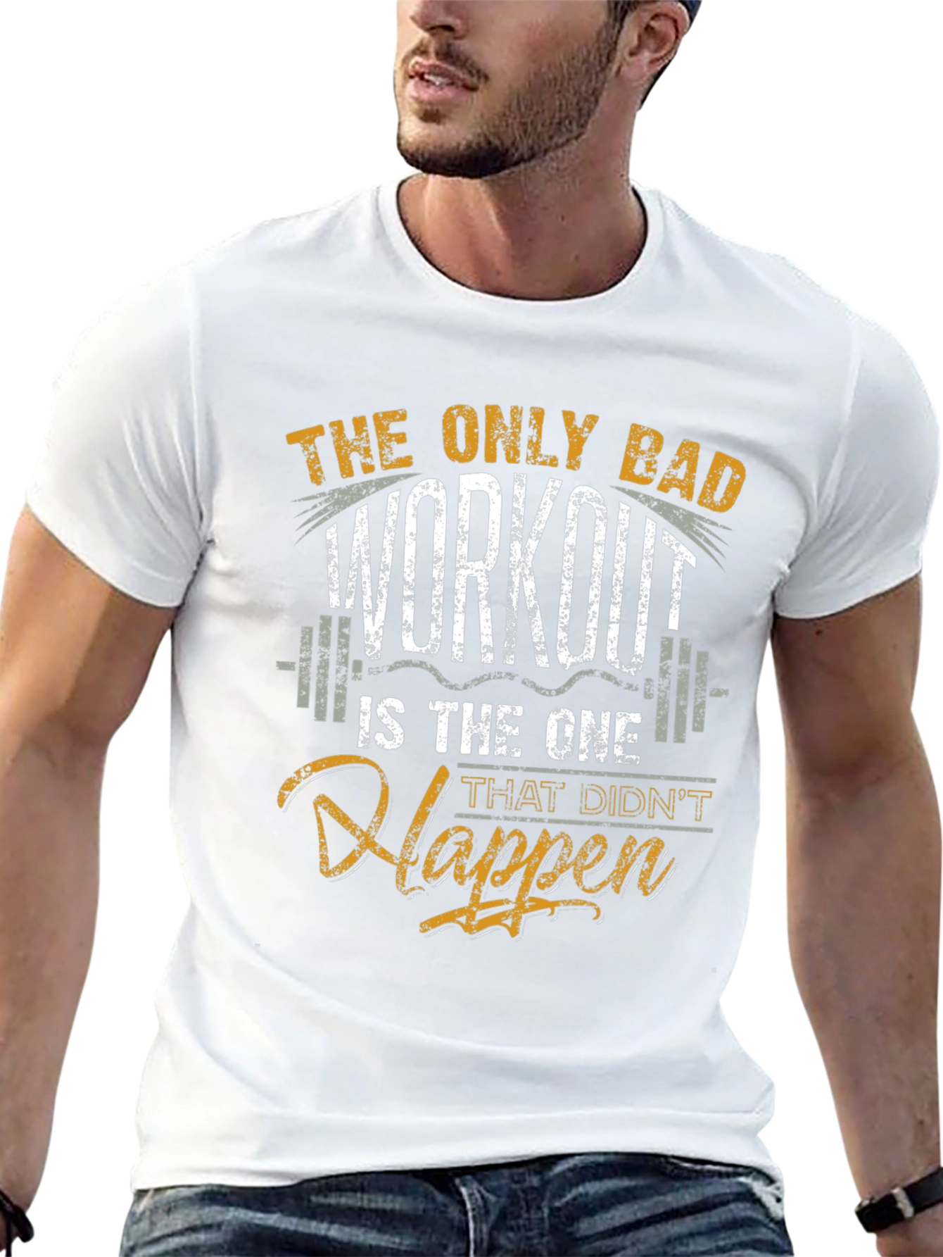 Workout Motivation Black T-Shirt