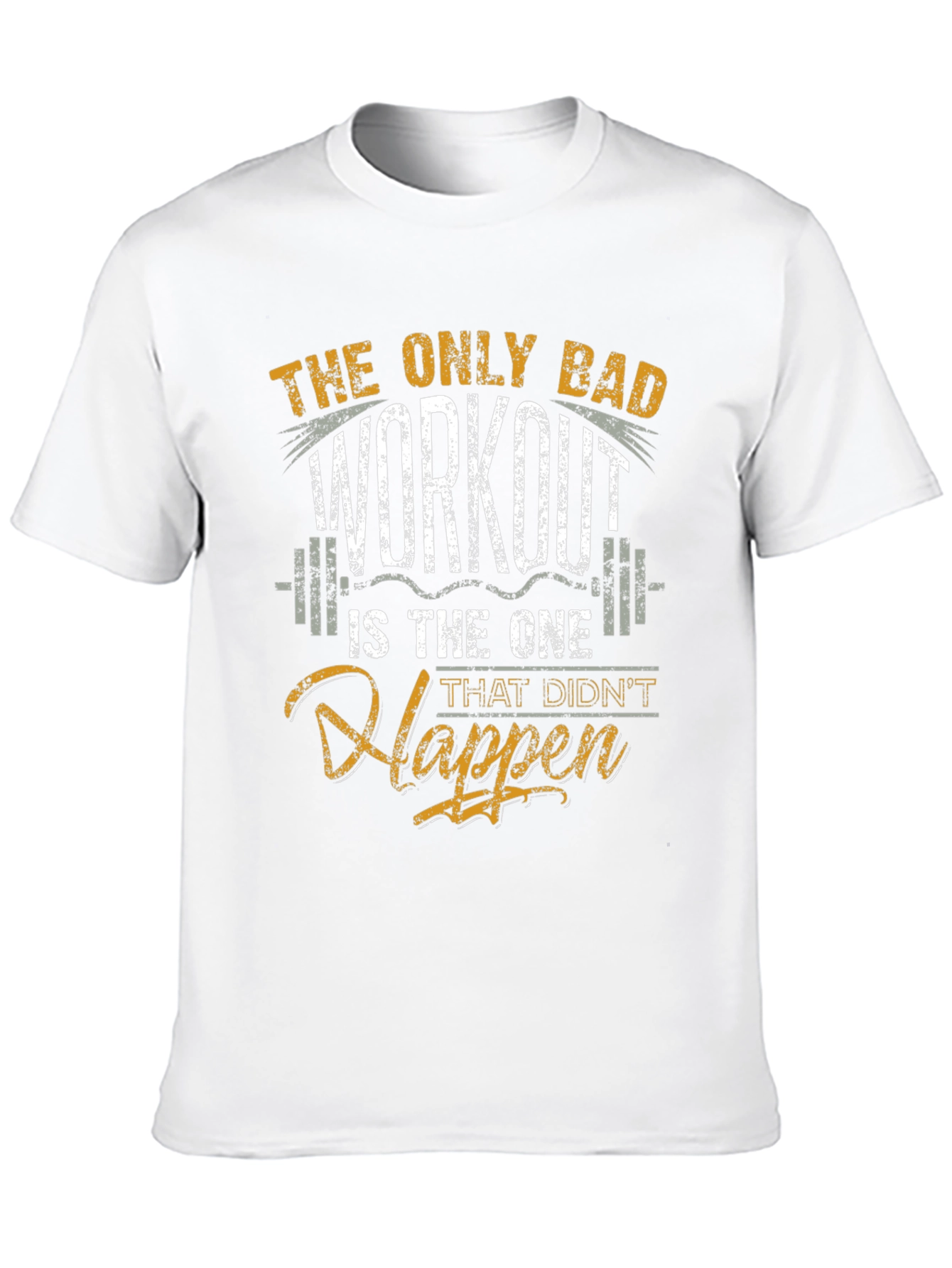 Workout Motivation Black T-Shirt
