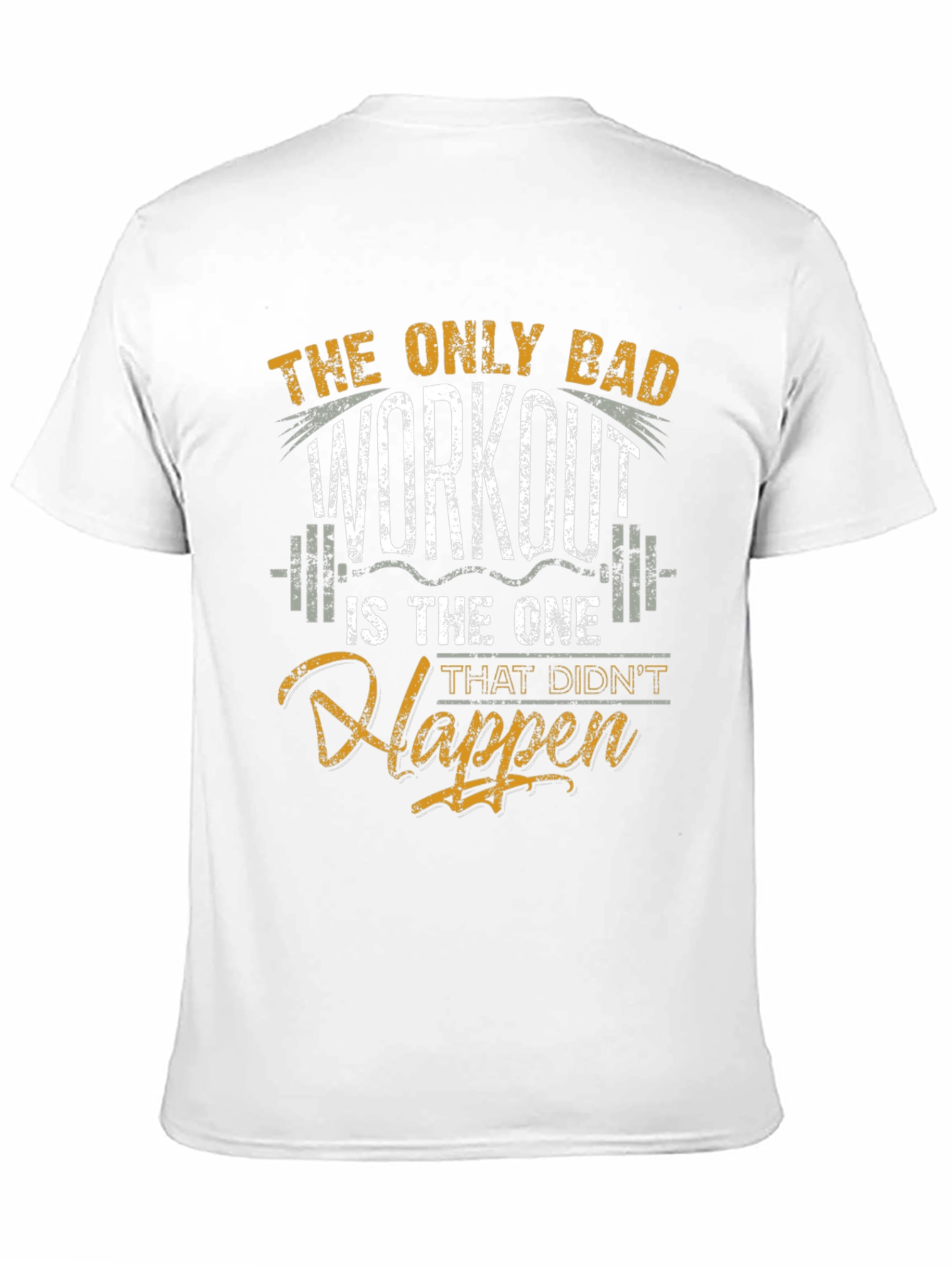 Workout Motivation Black T-Shirt