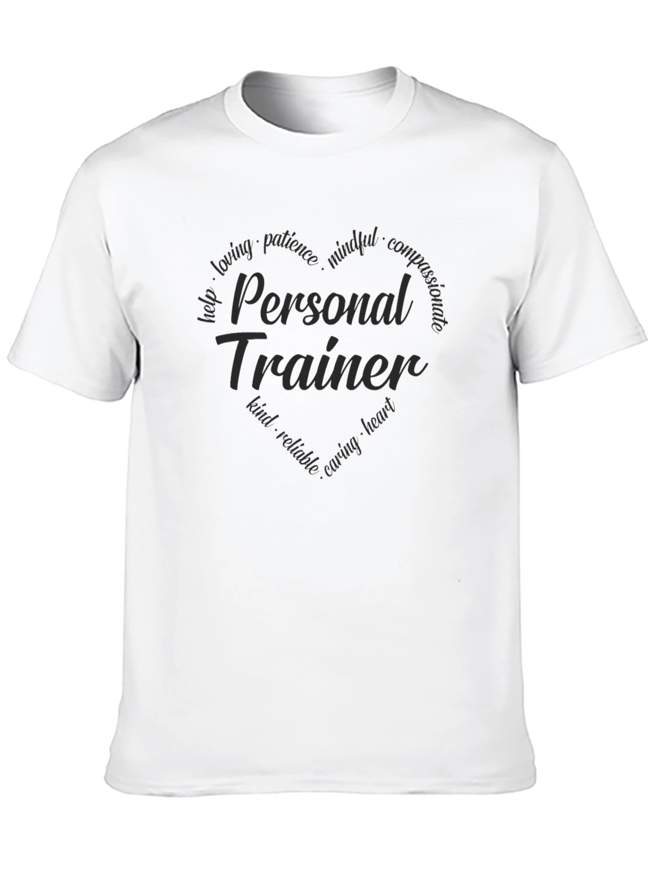 Personal Trainer Heart Graphic T-Shirt