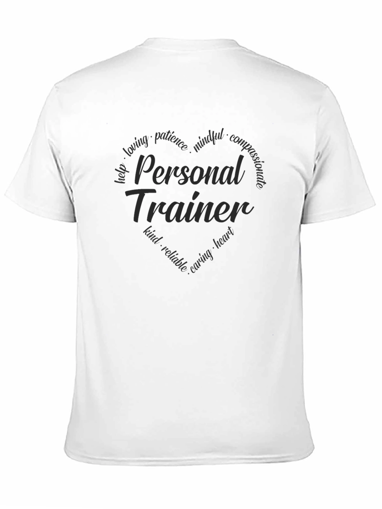 Personal Trainer Heart Graphic T-Shirt