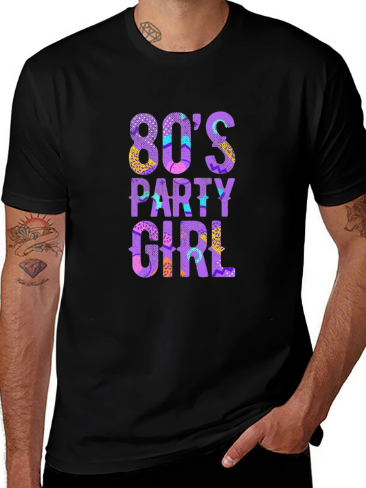 80s Party Girl Graphic T-Shirt