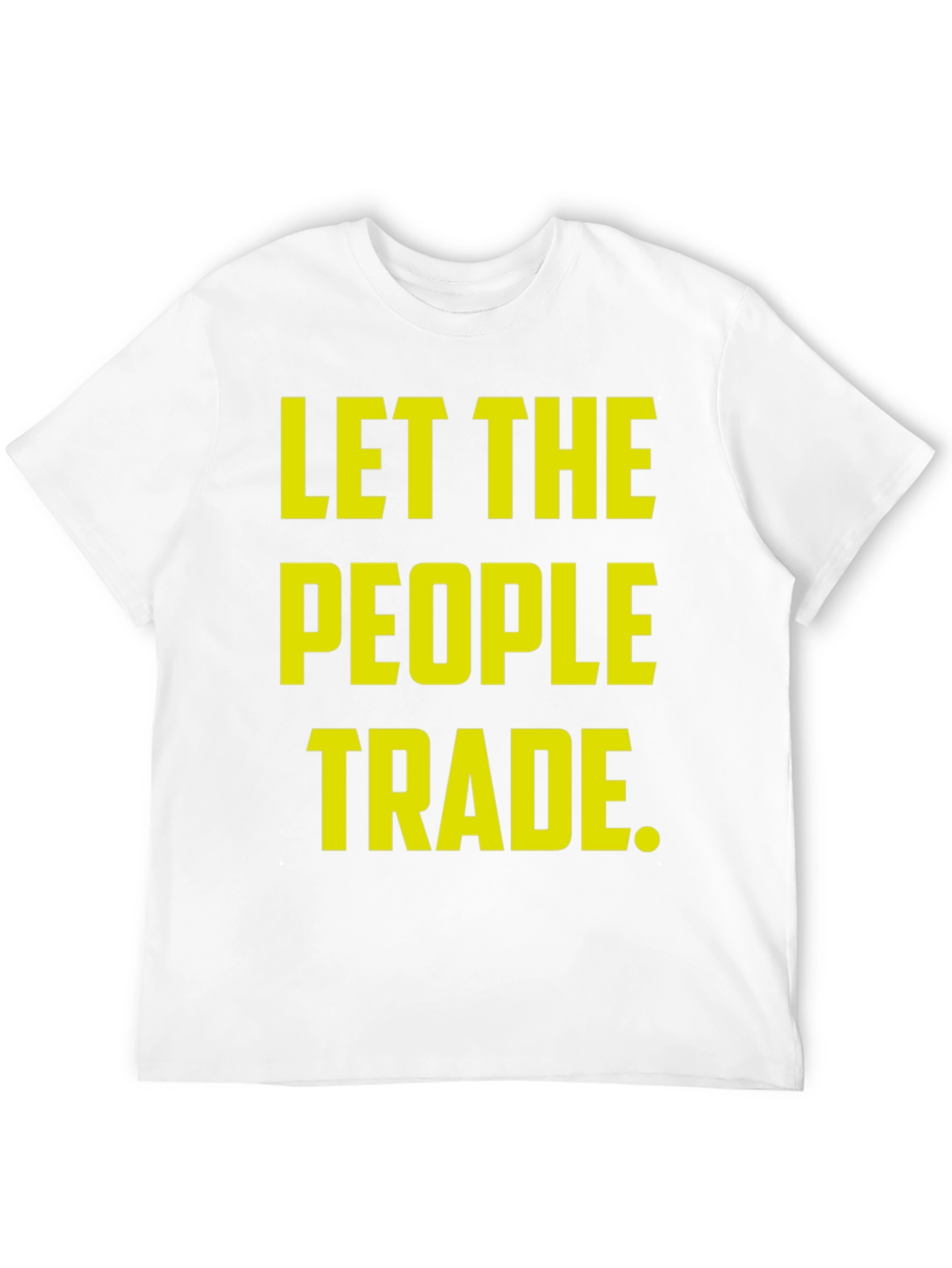 Let the People Trade Black T-Shirt