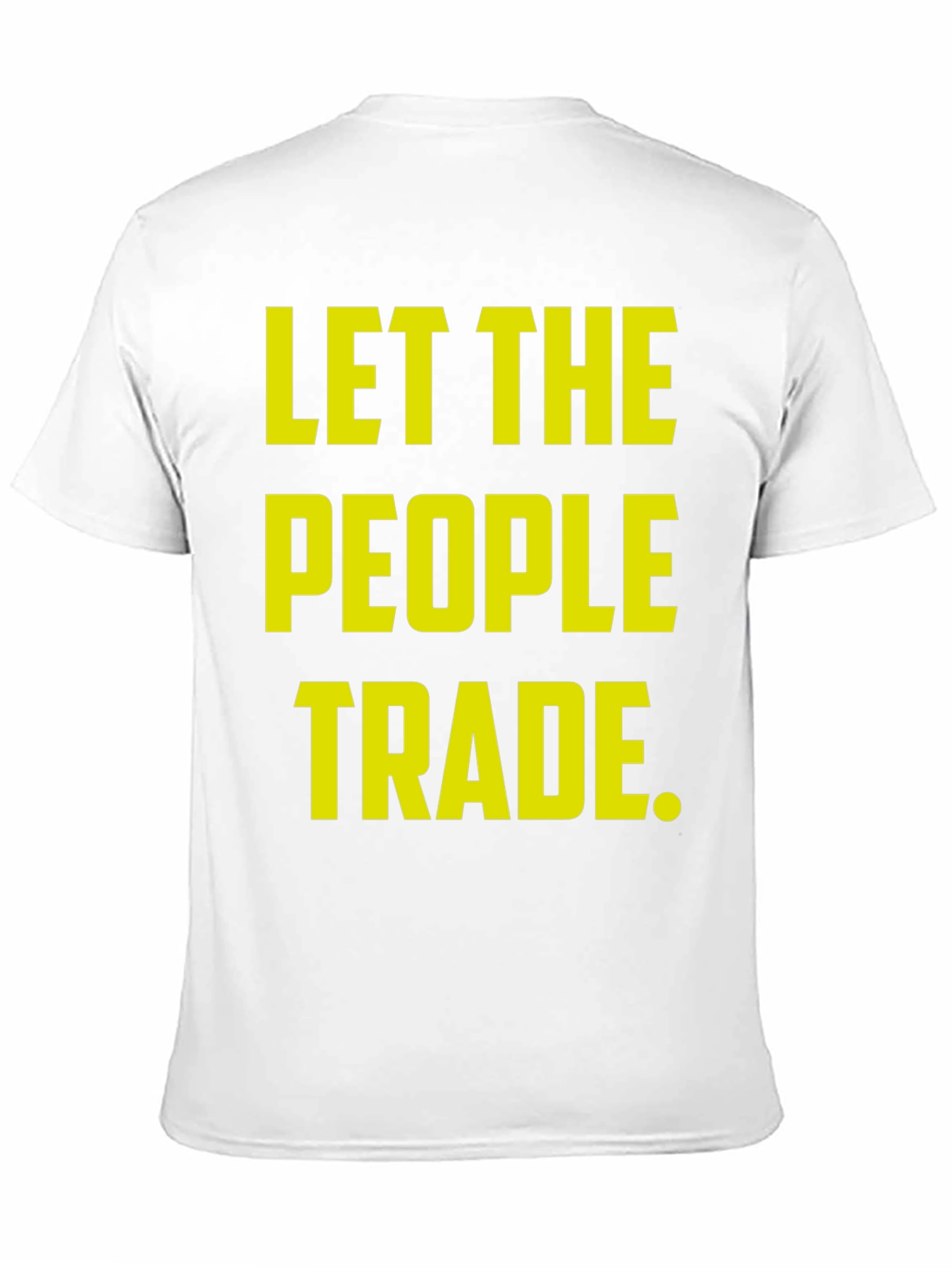 Let the People Trade Black T-Shirt
