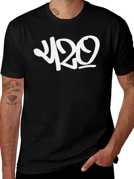 420 Graphic Tee - Casual Black T-Shirt