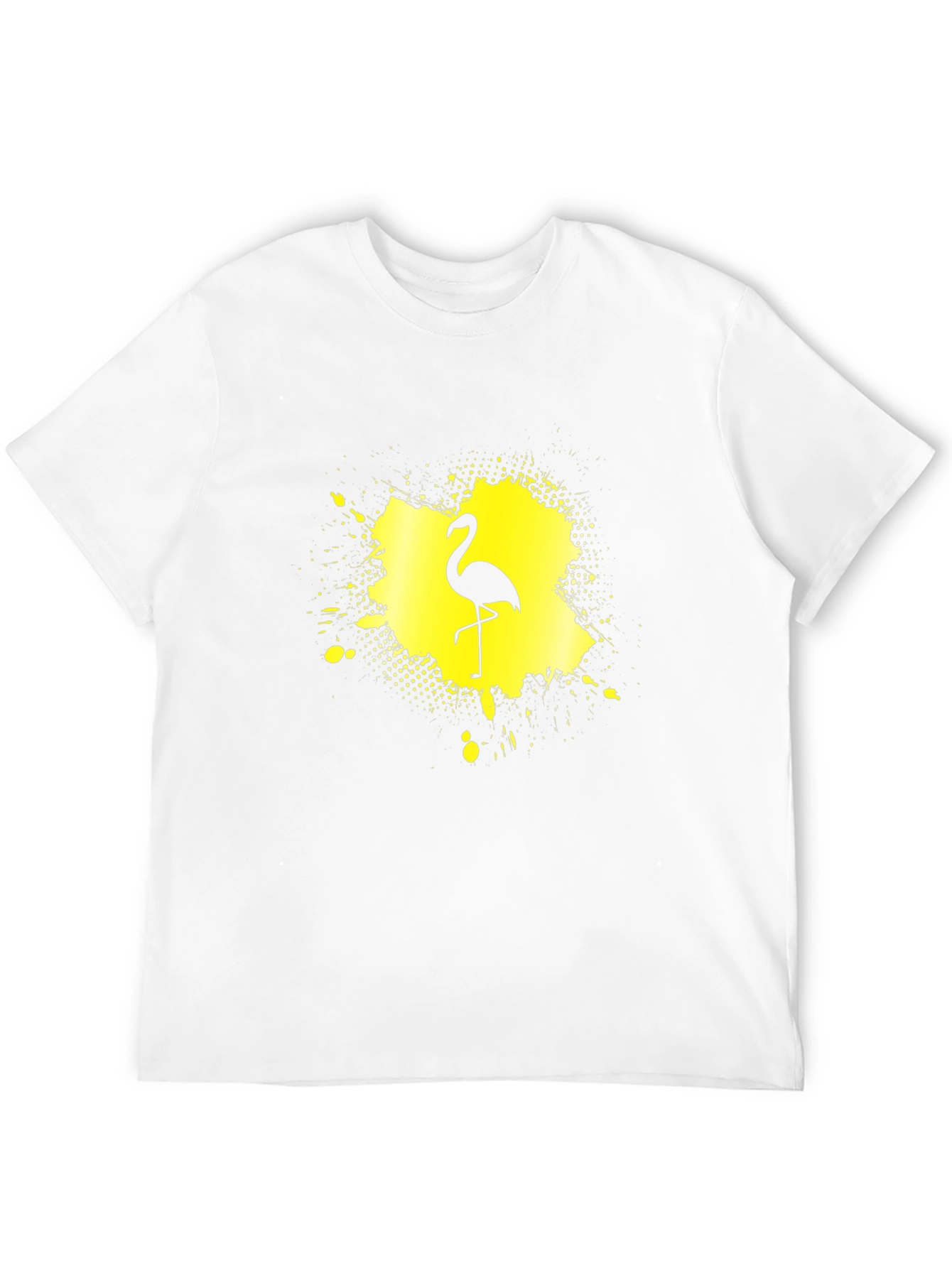 Flamingo Splash T-Shirt - Stylish Graphic Tee