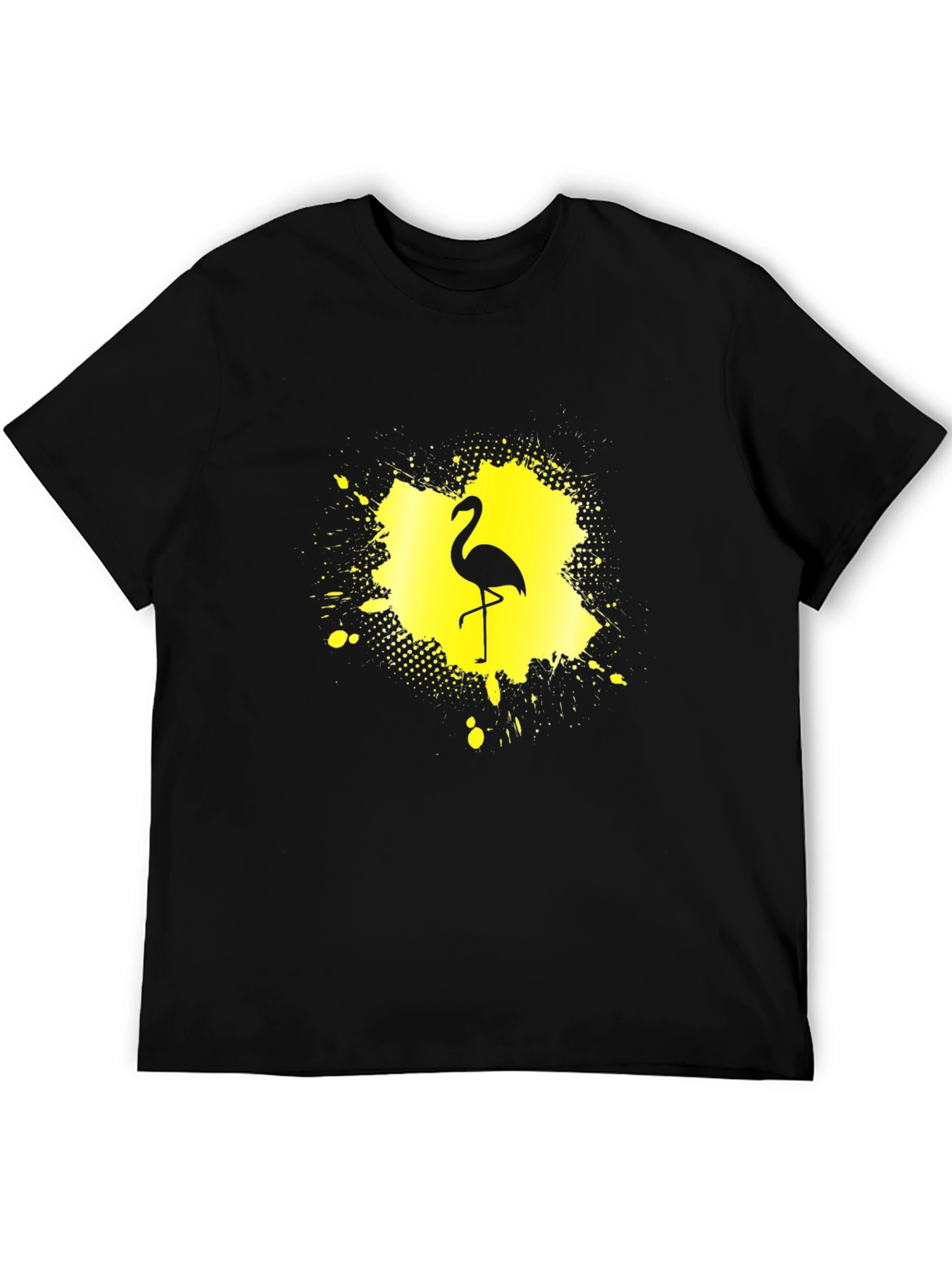 Flamingo Splash T-Shirt - Stylish Graphic Tee