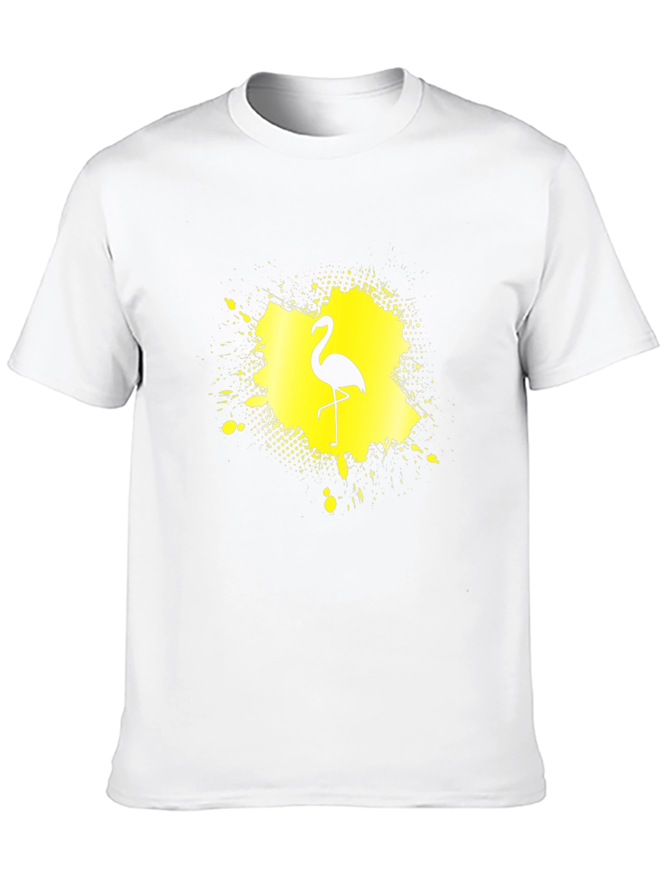 Flamingo Splash T-Shirt - Stylish Graphic Tee