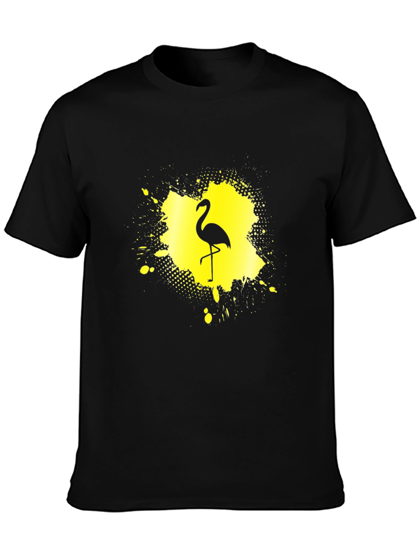 Flamingo Splash T-Shirt - Stylish Graphic Tee