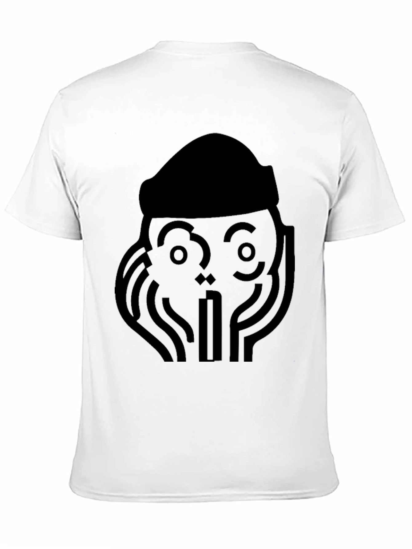 Graphic Tee - Abstract Face Design