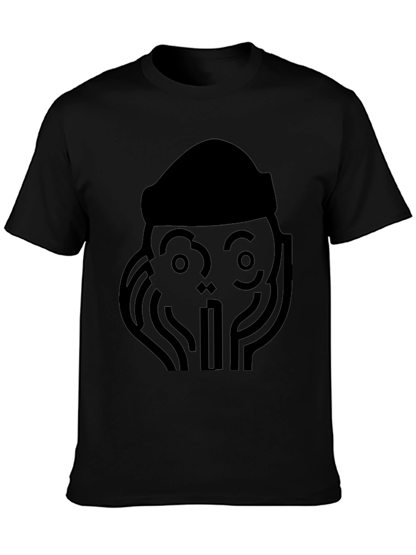 Graphic Tee - Abstract Face Design