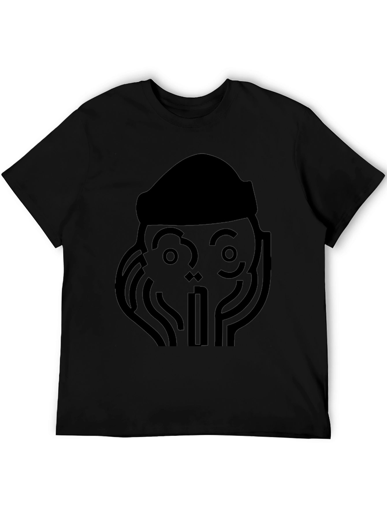 Graphic Tee - Abstract Face Design