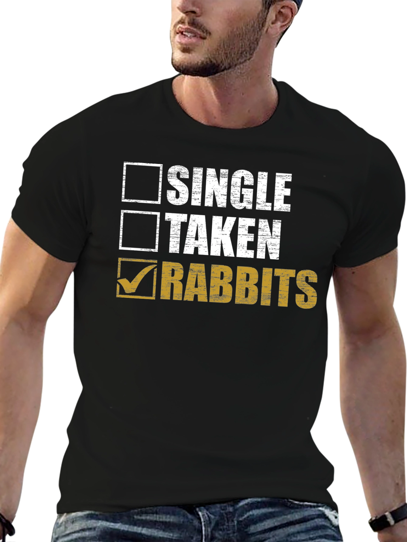 Single Taken Rabbits T-Shirt - Funny Animal Lover Tee