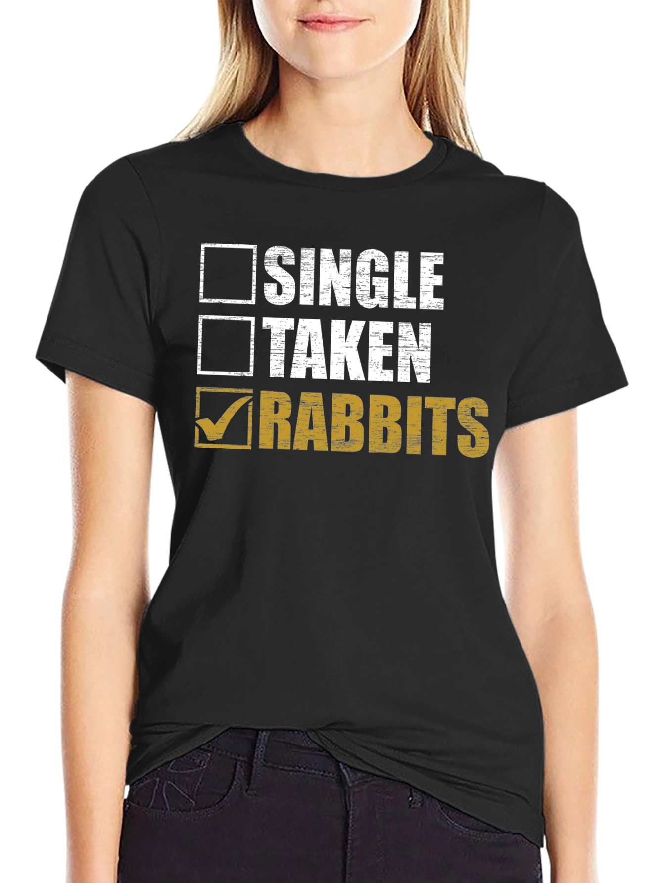 Single Taken Rabbits T-Shirt - Funny Animal Lover Tee