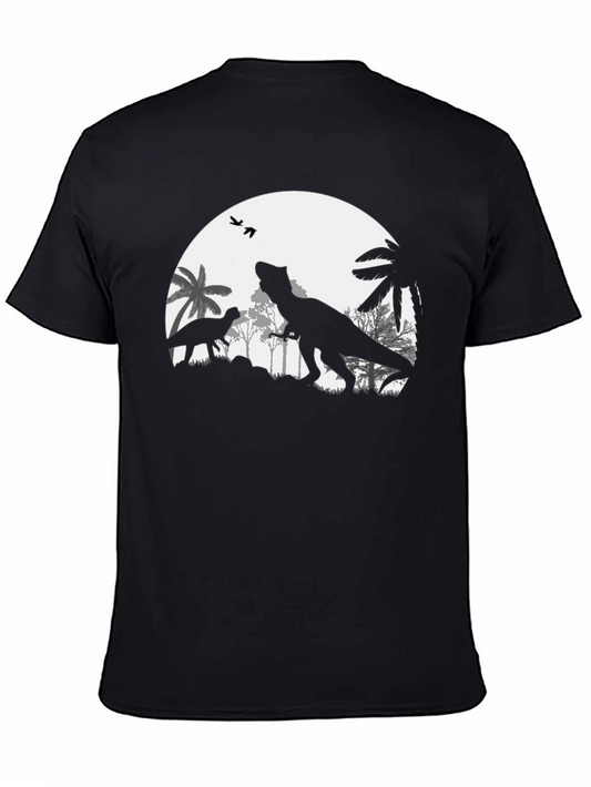 Dinosaur Silhouette Graphic T-Shirt