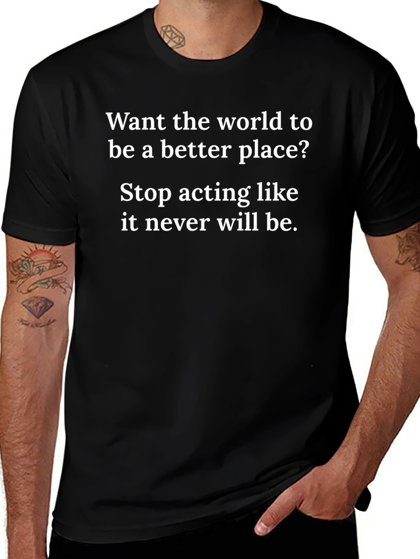 World Improvement Graphic T-Shirt