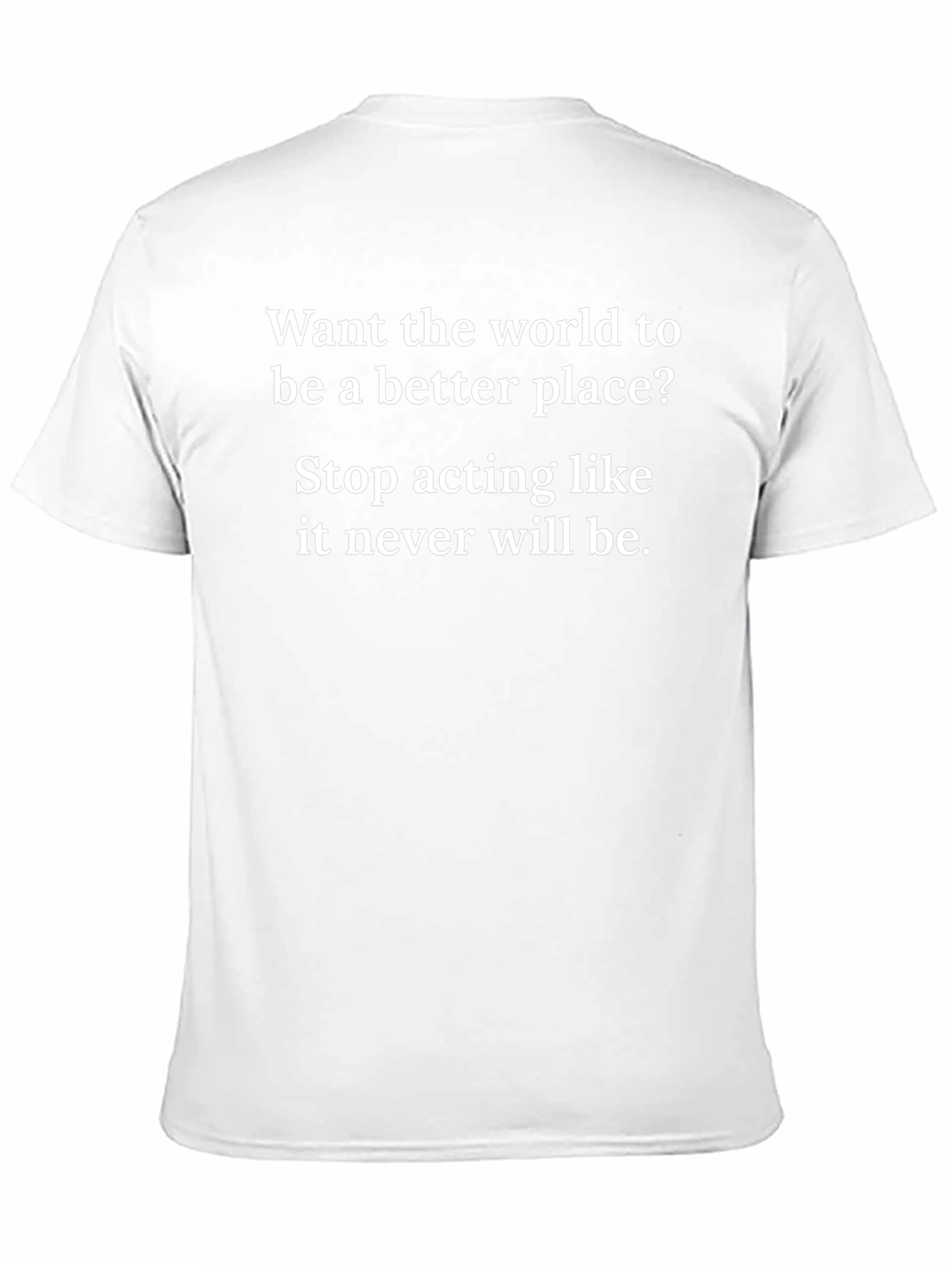 World Improvement Graphic T-Shirt