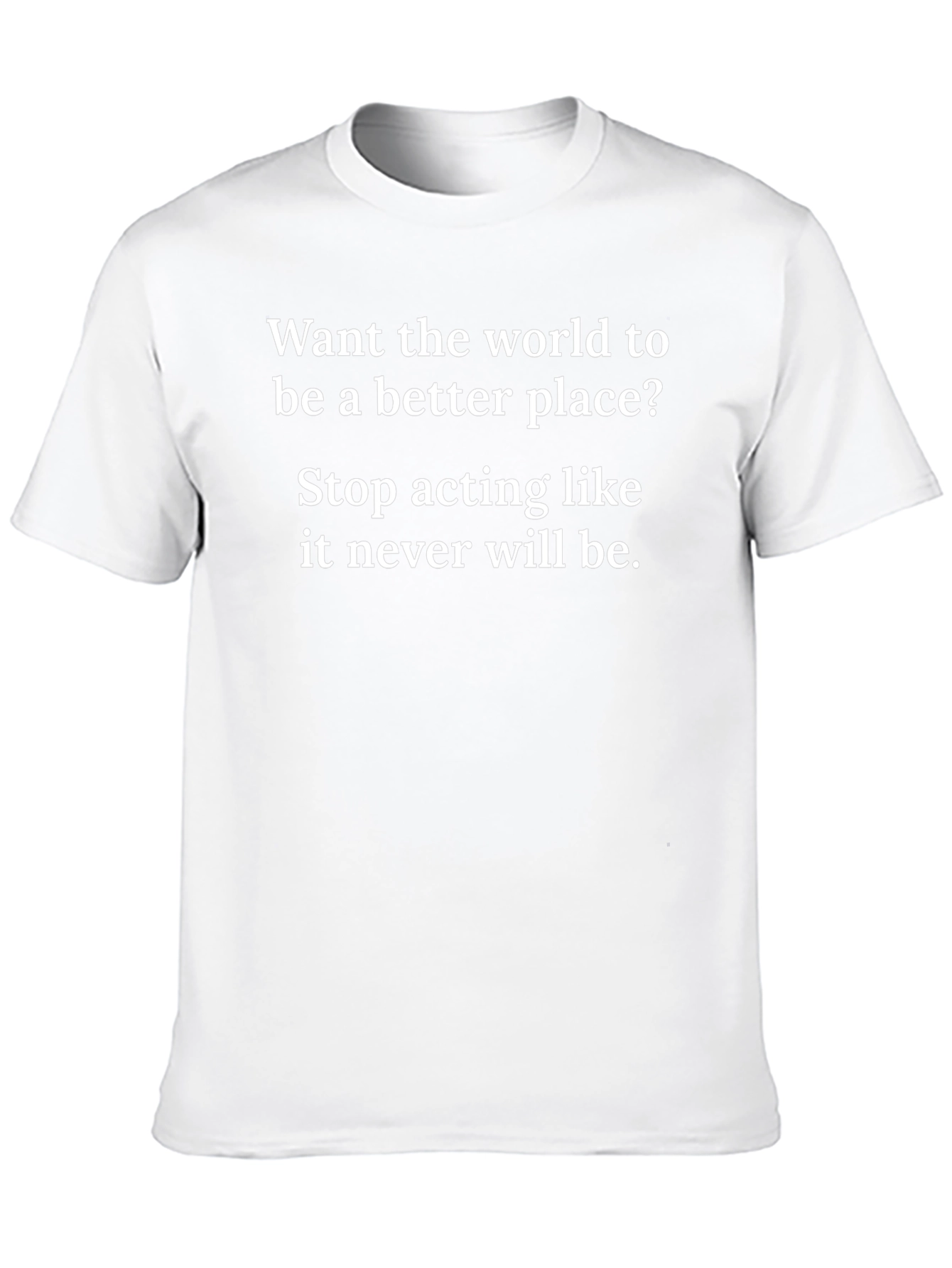 World Improvement Graphic T-Shirt