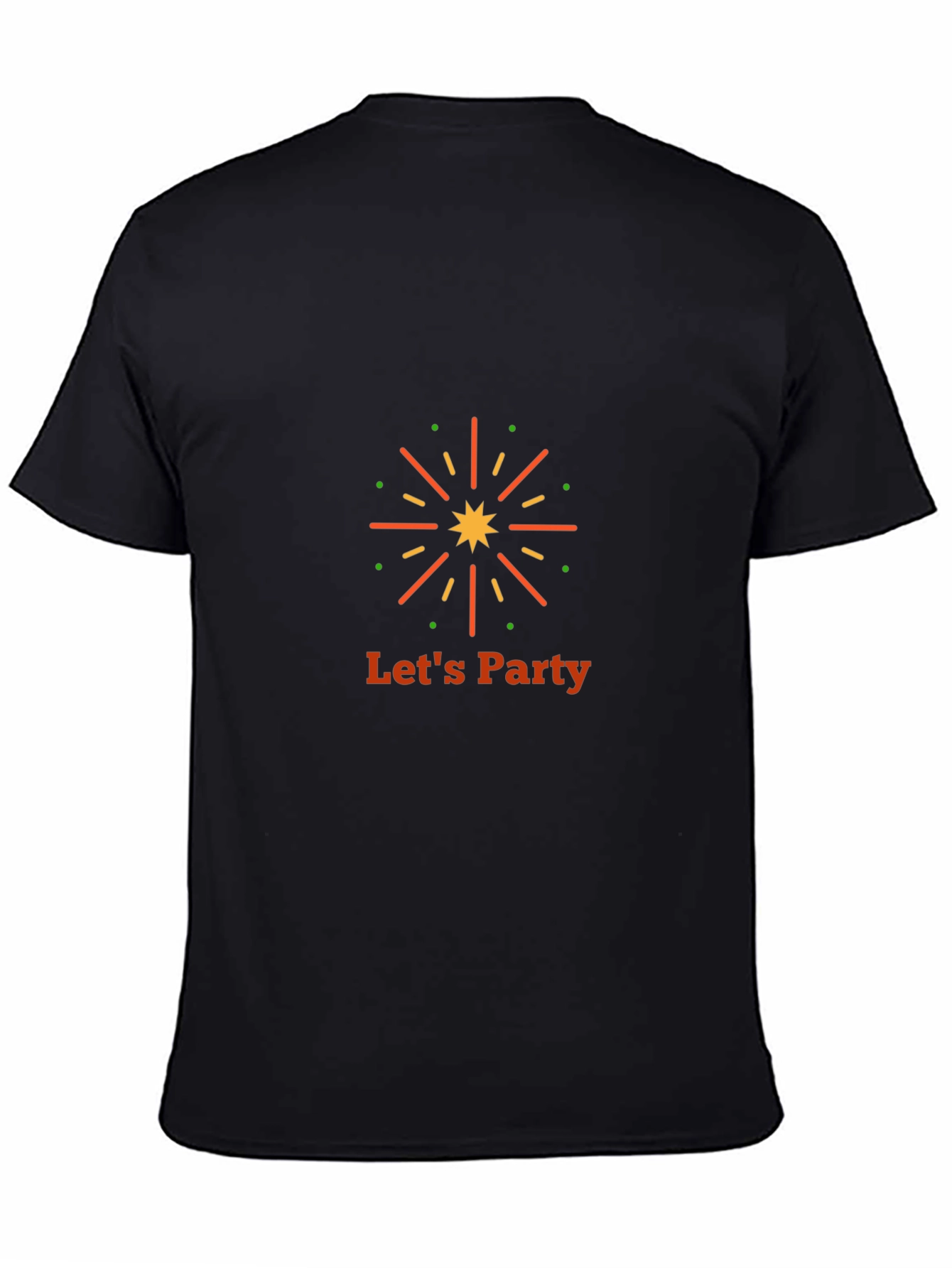 Lets Party Graphic Tee - Black T-Shirt
