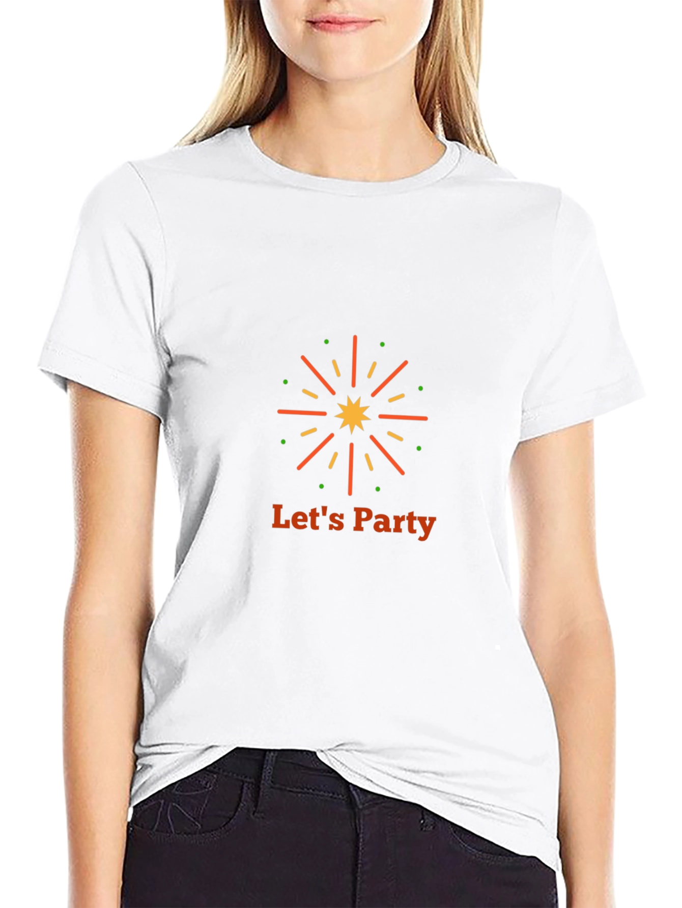 Lets Party Graphic Tee - Black T-Shirt