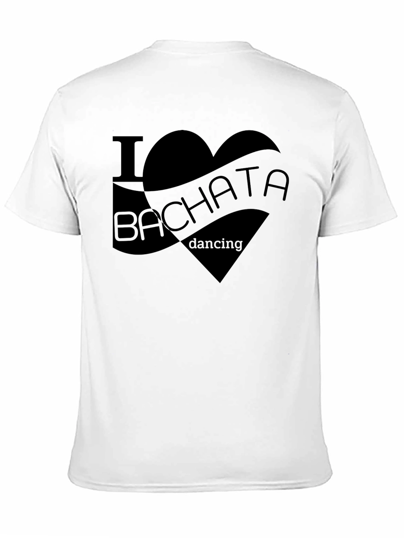 I Love Bachata Dancing T-Shirt - Black