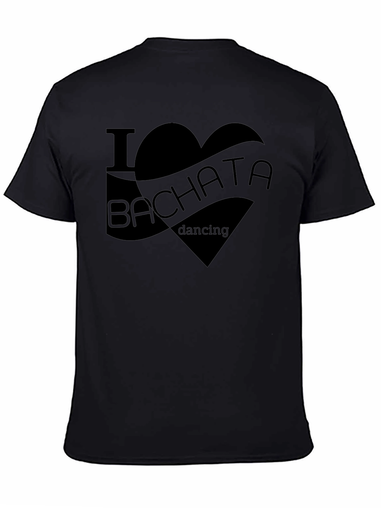 I Love Bachata Dancing T-Shirt - Black