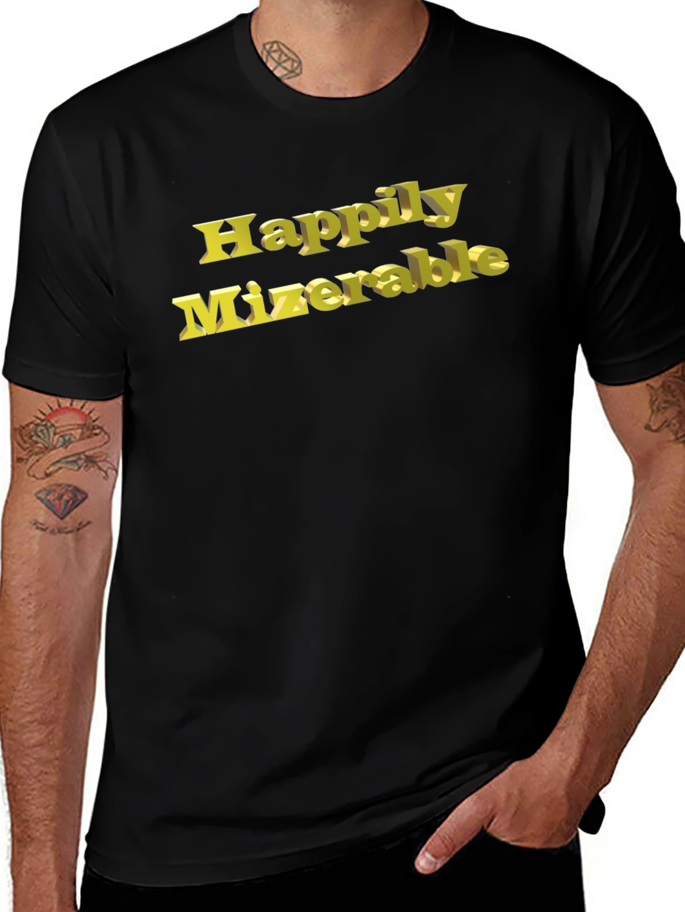 Happily Miserable Graphic Tee