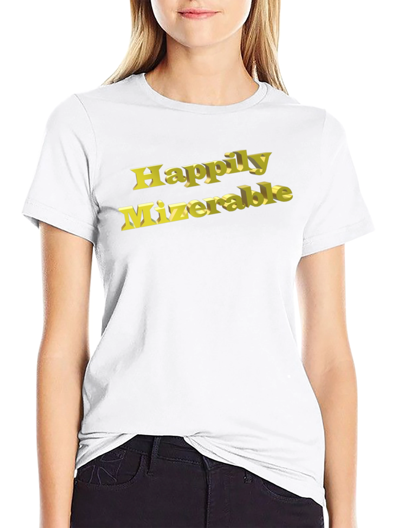 Happily Miserable Graphic Tee