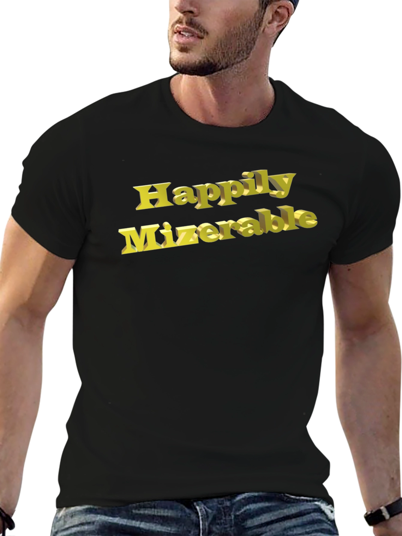 Happily Miserable Graphic Tee