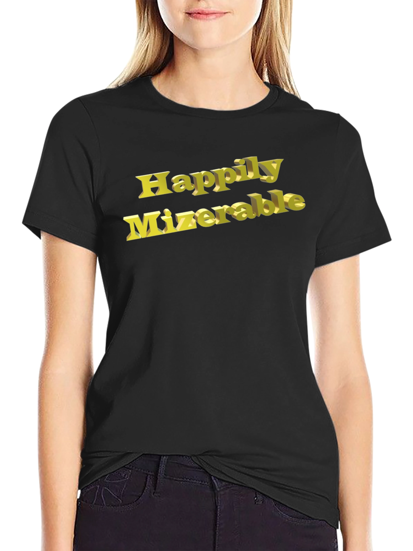 Happily Miserable Graphic Tee