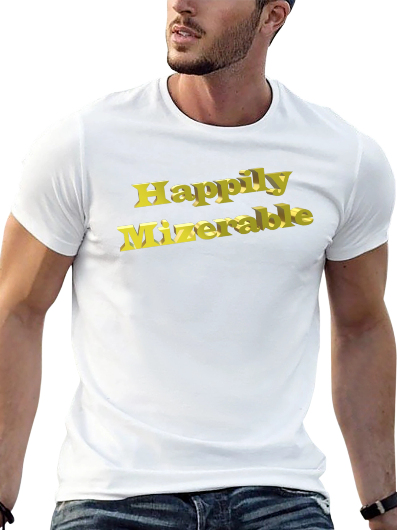 Happily Miserable Graphic Tee