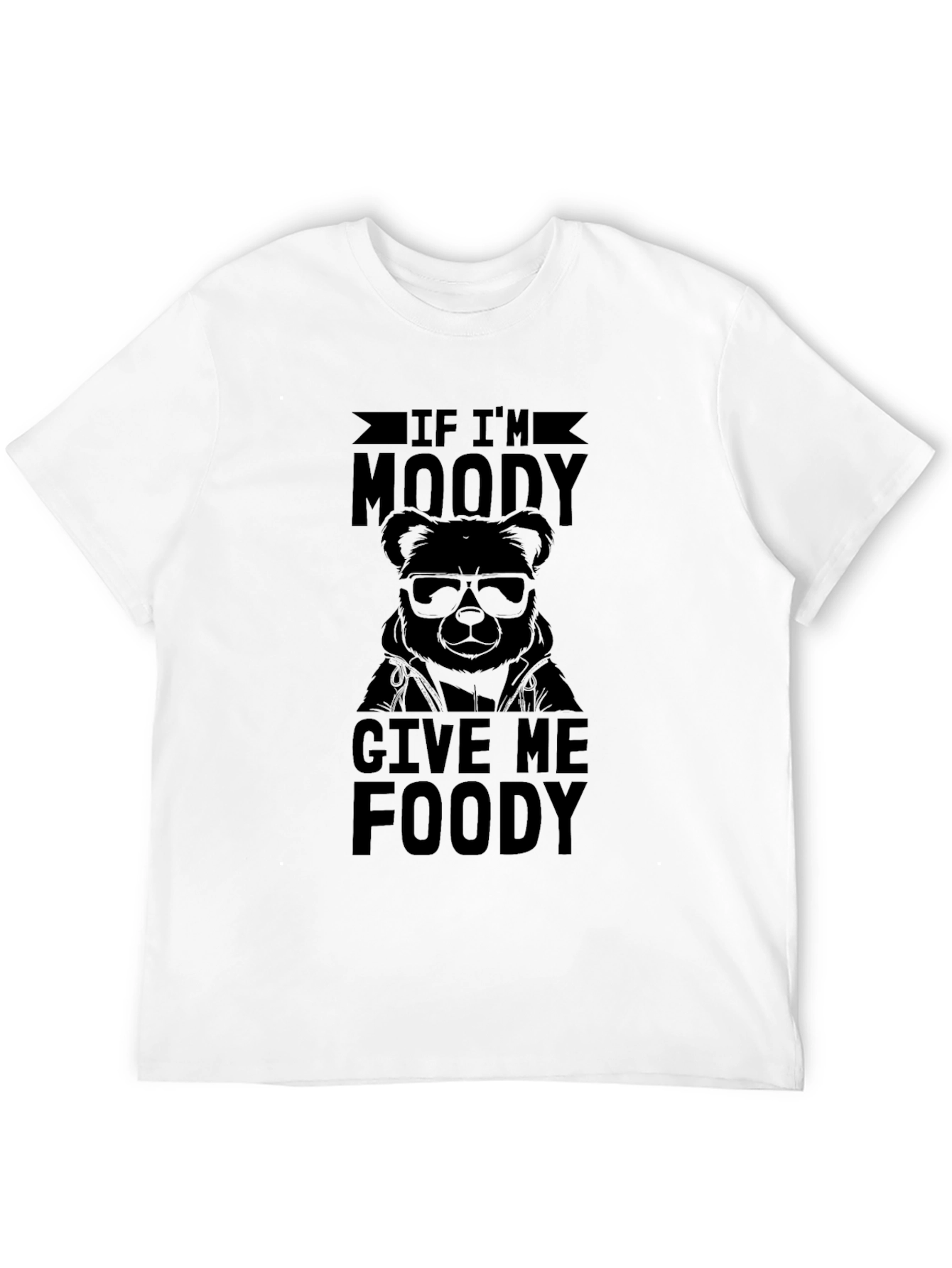 Moody Bear Funny Graphic T-Shirt