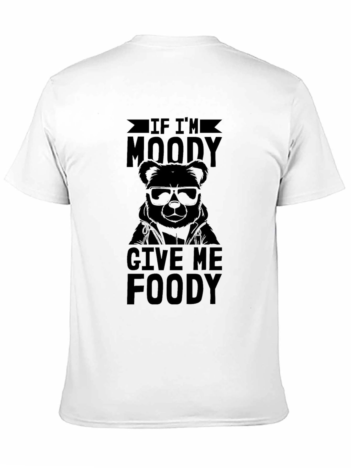 Moody Bear Funny Graphic T-Shirt
