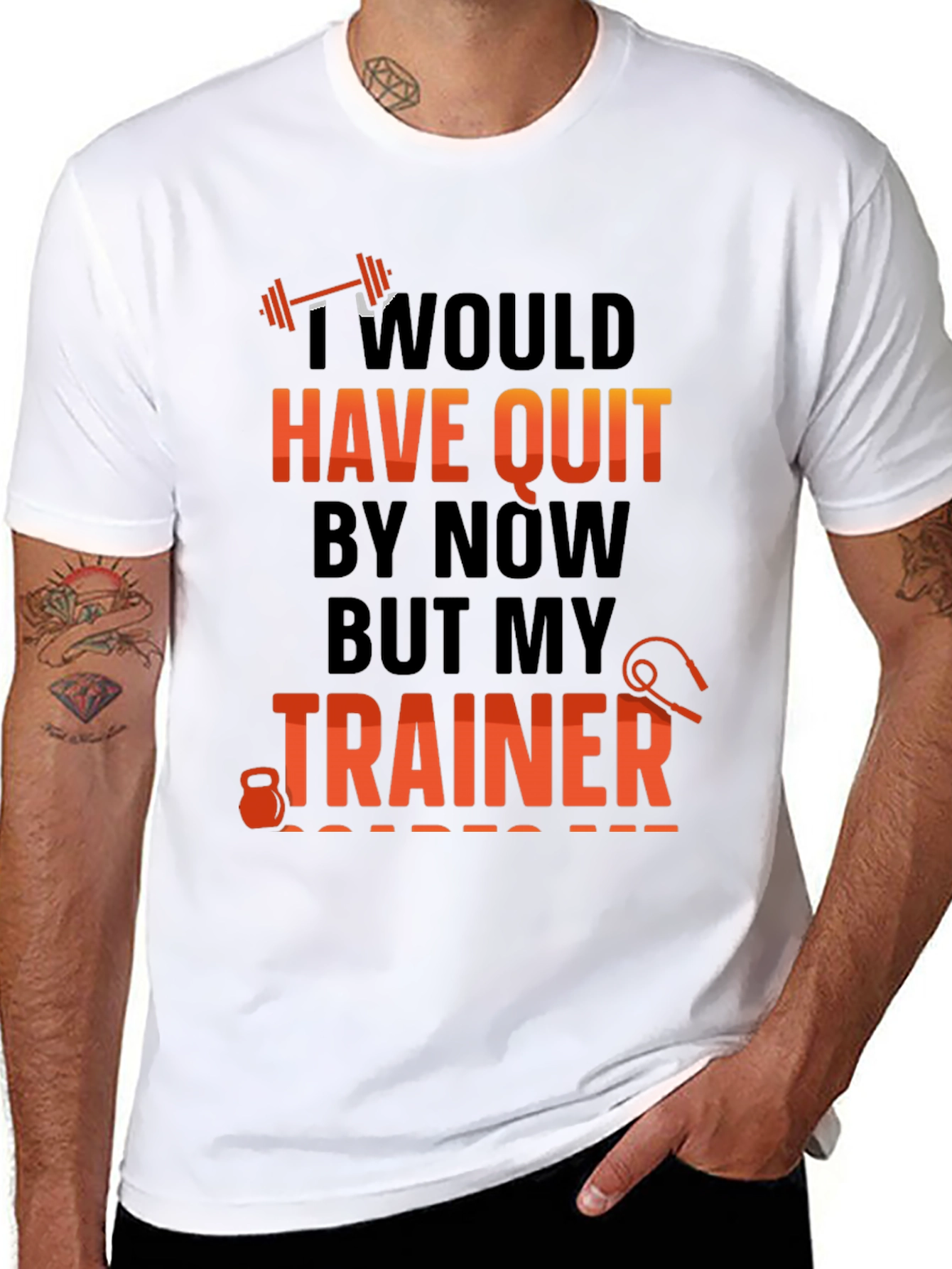 Workout Motivation T-Shirt - Trainer Design
